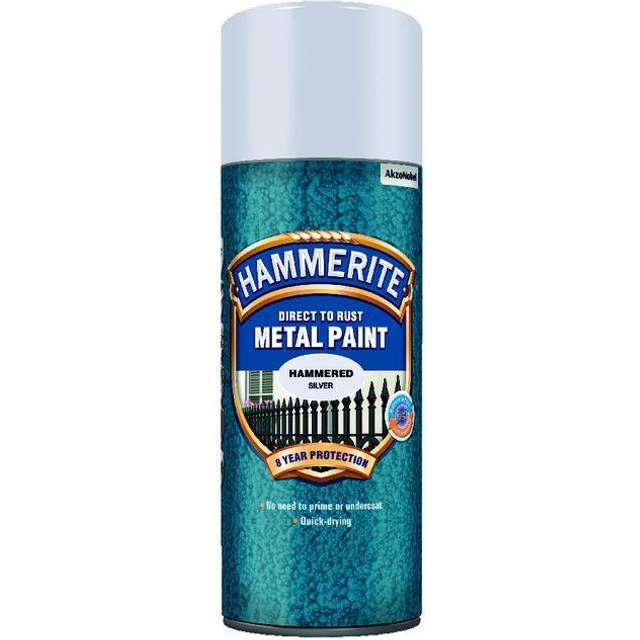 Hammerite metalmaling sølv hammereffekt 400 ml