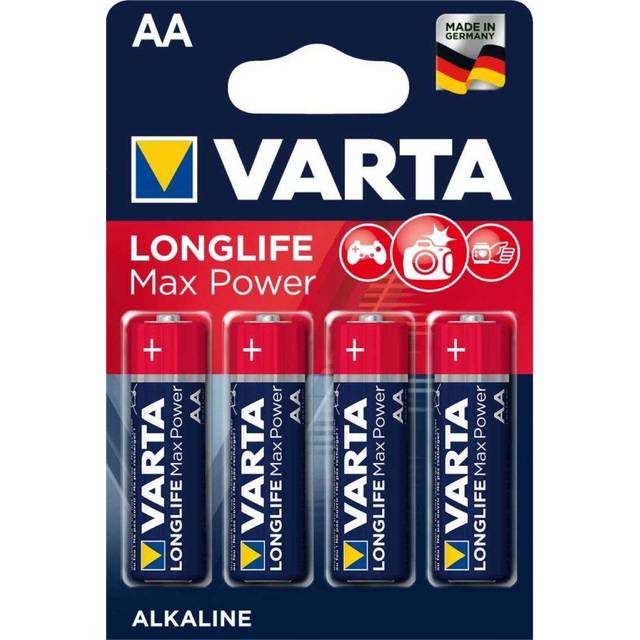 Varta Longlife Max Power AA Battery (4 Pack) 04706101404
