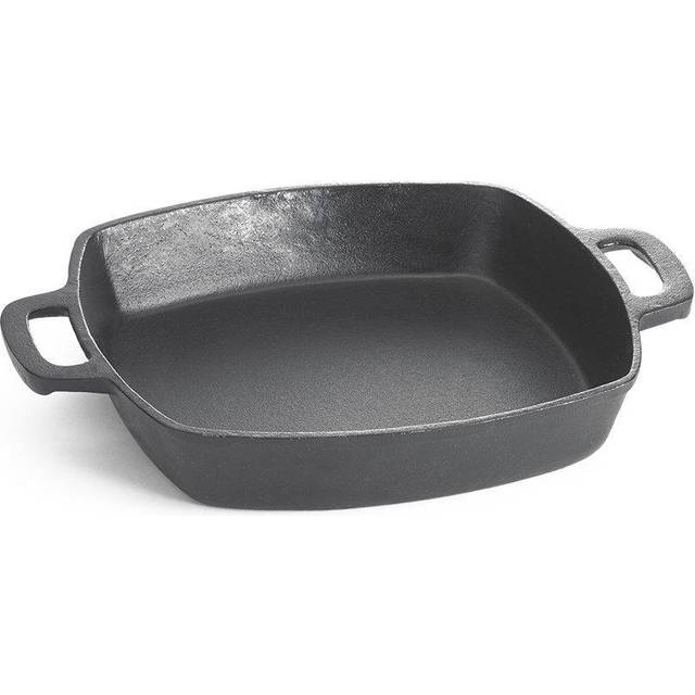 "TableCraft Pre-Seasoned 10"""""""" Cast Iron Square Fry Pan | Commerical Quality for Restaurant or Home Kitchen Use  2 quart  Black"