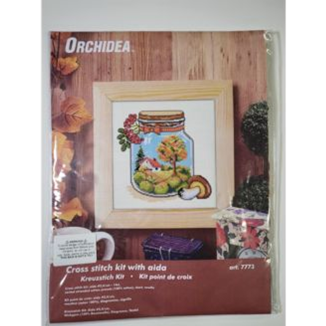 Orchidea Autumn Jar Counted Cross Stitch Kit