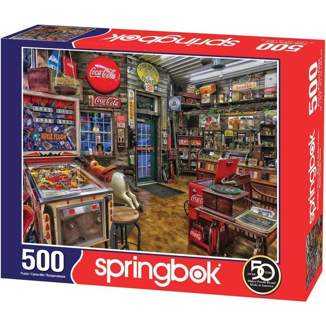 Springbok's 500 Piece Jigsaw Puzzle Good Nabor Stores - Made in USA