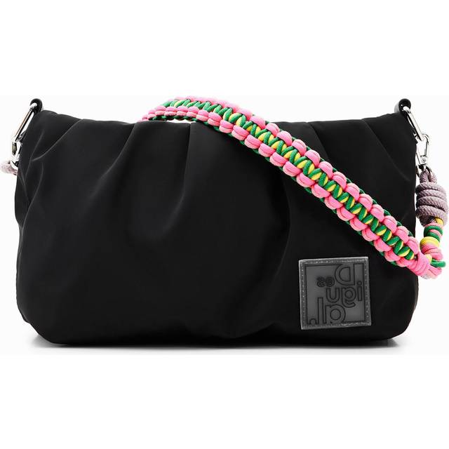 Black Polyester Handbag
