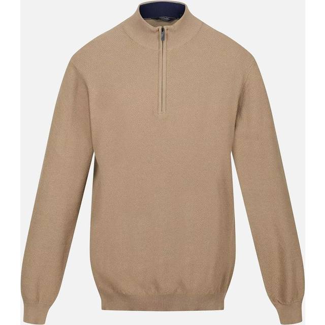 (M, Gold Sand) Regatta Mens Keaton Knitted Jumper