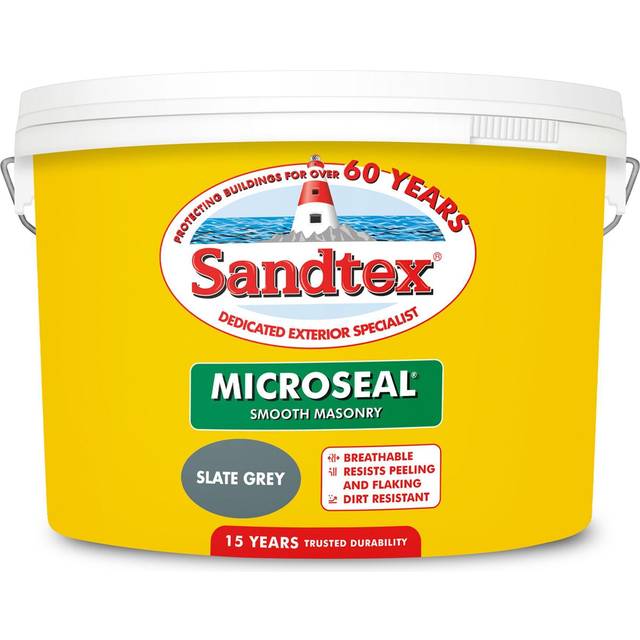 Sandtex Ultra Smooth Masonry Paint 10L Slate Grey
