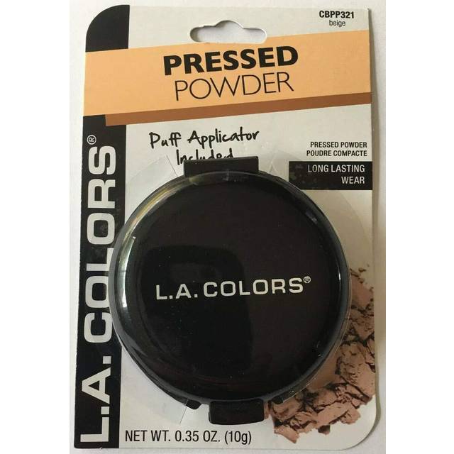 LA Colors Pressed Powder wih Applicator BPP321 Beige 0.35 Oz
