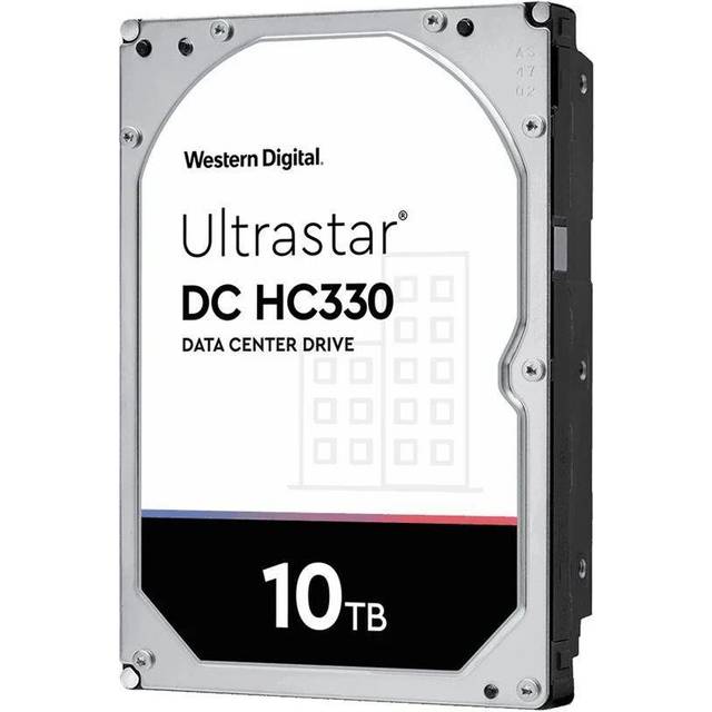 WD Ultrastar DC HC330 WUS721010ALE6L4 - Hårddisk - krypterat - 10 TB - inbyggd - 3.5" - SATA 6Gb/s - 7200 rpm - buffert: 256 MB - Self-Encrypting Drive (SED)