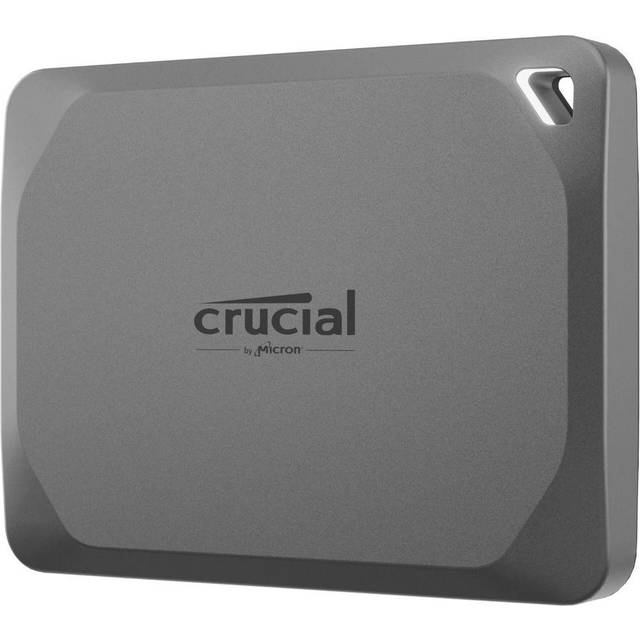 Crucial X9 Pro 1TB Bärbar Externa SSD - Upp till 1050MB/s läs och skriv, IP55 Vatten- och dammbeständig, Externa Solid State-diskar, USB-C 3.2 - CT1000X9PROSSD902