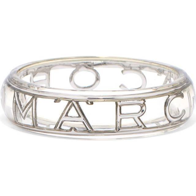 Marc Jacobs Silver 'The Monogram Bangle' Bracelet - 979 Clear/Silver - UNI