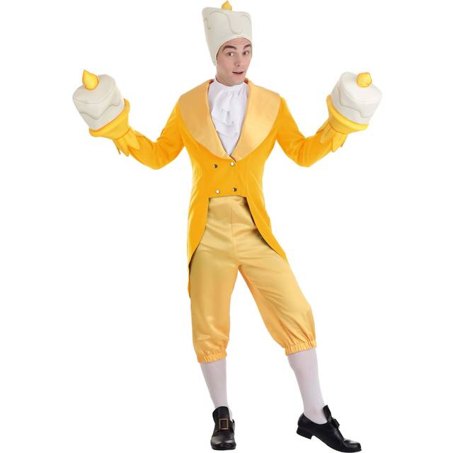 Beauty and the Beast Lumiere Kids Costume - Orange&#47;White&#47;Yellow (XL)