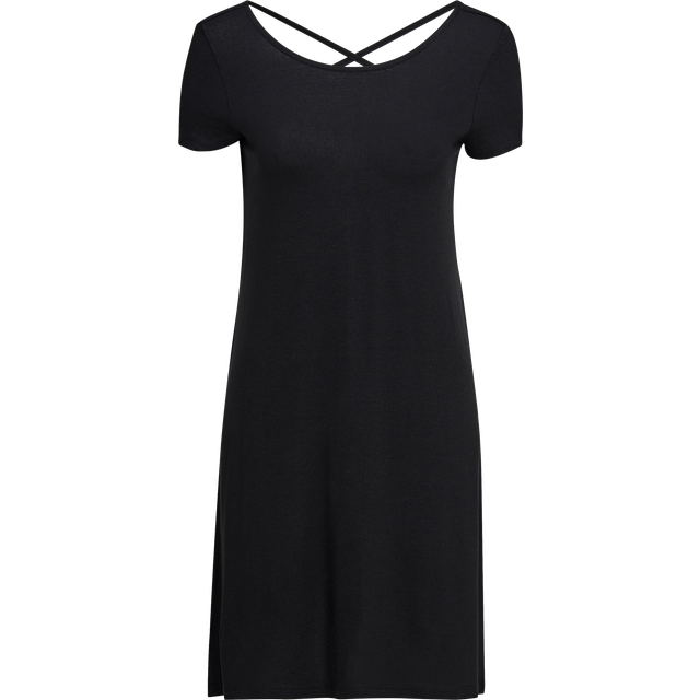 ONLY dam Klänning Onlbera Back Lace Up S/S Dress Jrs Noos, Svart, S