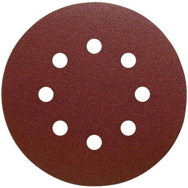 125mm 8 Hole Paper Sanding Discs 240G - Klingspor