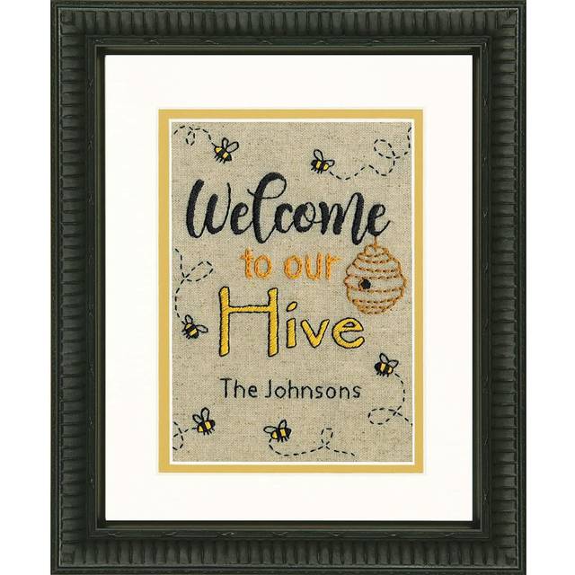 Dimensions Our Hive Embroidery Kit