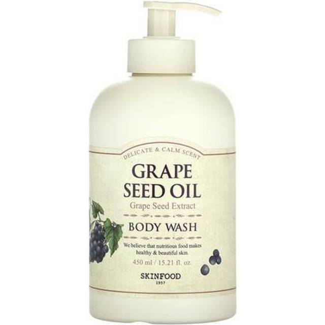 SKINFOOD, grapeseed oil, body wash, 15.21 fl oz (450 ml)