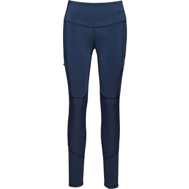 Mammut Zinal Hybrid Tights Women's Hiking Leggings, UK 10 Marine - Blue