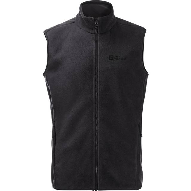 Jack Wolfskin - Waldsteig Full Zip Vest - Fleece vest size S, black