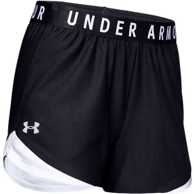 Under Armour Play Up 3.0 Women's 3" Shorts Black / White / White XS