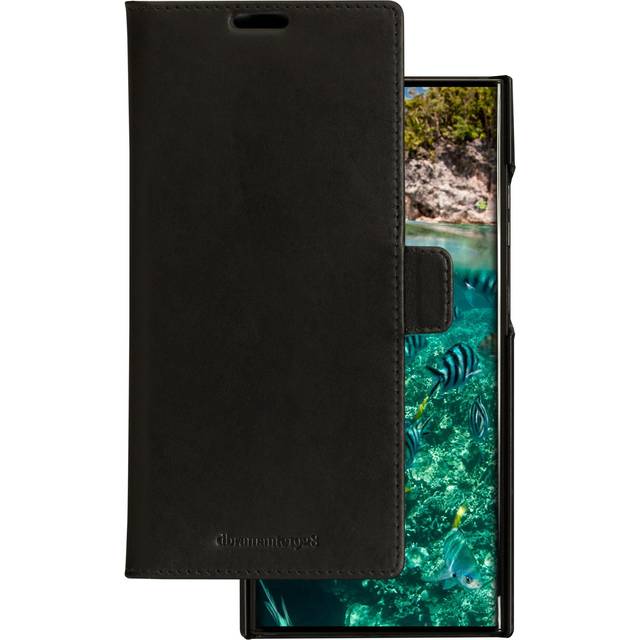 Samsung Galaxy S23 Ultra dbramante1928 Lynge Magnetiskt Plånboksfordral i Äkta Läder - Black