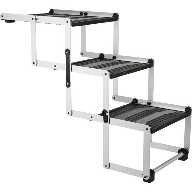 Trixie Friends on Tour 3-step Folding Stairs Aluminium/TPR - 120 x 37 x 50 cm / 100 x 37 x 57 cm (L x W x H)