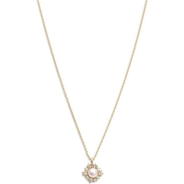 Emily pearl halsband rosaline - Guld (40 - 44 cm)