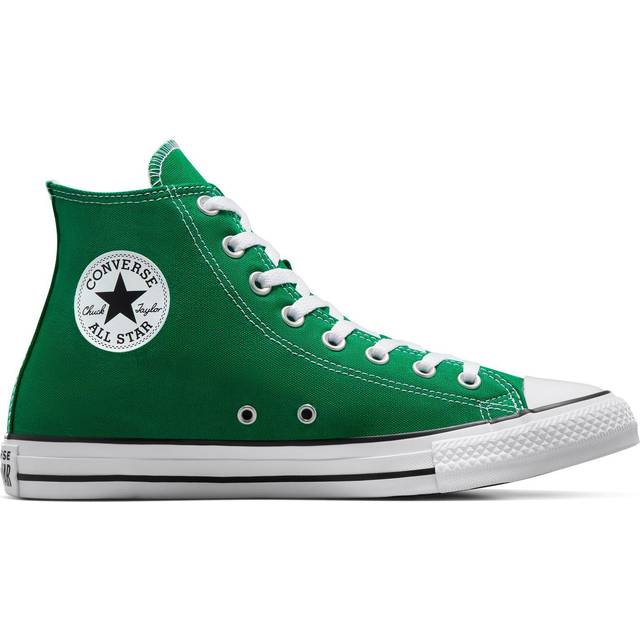 Chuck Taylor All Star Seasonal Colour Canvas High Top Trainers - Green - 36 (3.5)