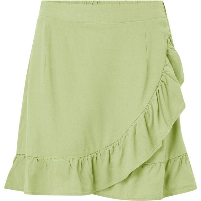 VERO MODA Dam Vmmymilo Hw Mini kjol WVN Ga Rock, Reseda, M