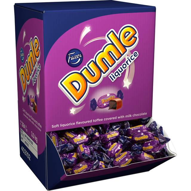 Fazer Dumle Liquorice 3000g 1pack