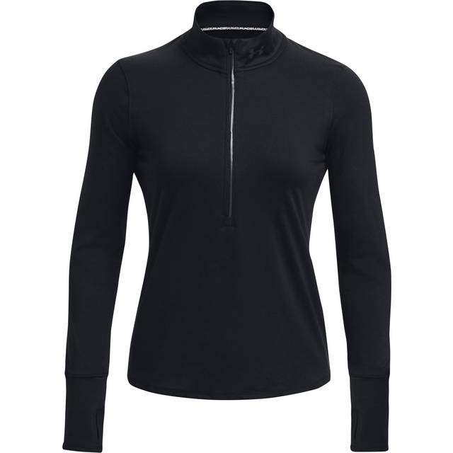 Sweatshirt 1/2 zip woman Under Armour Qualifier - Noir