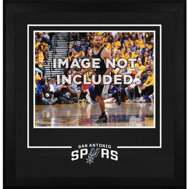 San Antonio Spurs 16" x 20" Horizontal Deluxe Setup Frame with Team Logo