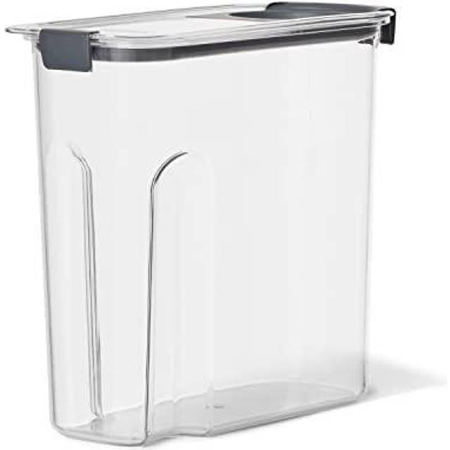 Rubbermaid Brilliance Airtight Cereal Food Storage Container  Shatterproof  BPA-Free and Dishwasher-Safe  32oz Capacity