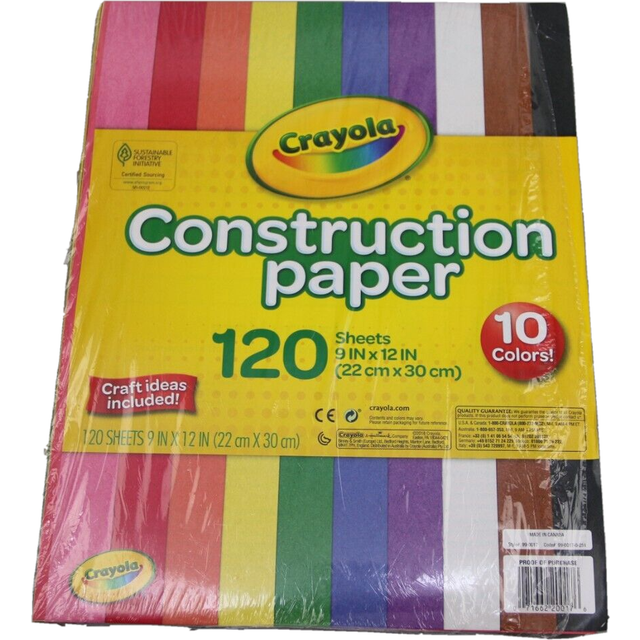 Crayola Construction Paper  120 Sheets