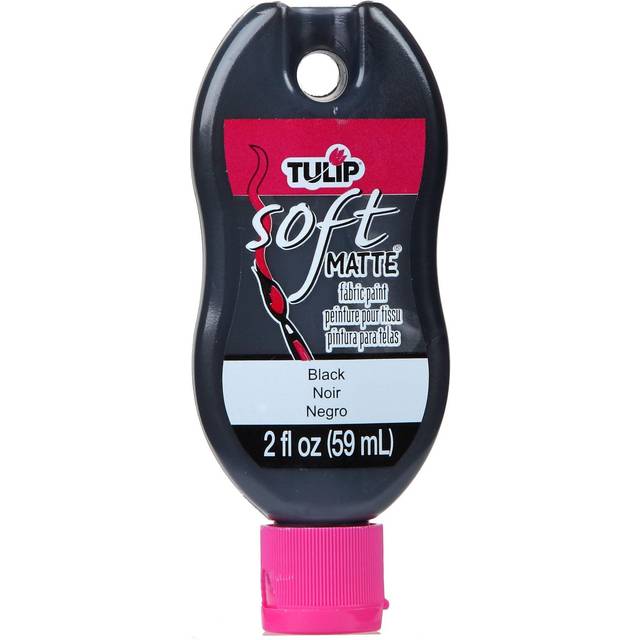 Tulip Matte Black Soft Fabric Paint 2oz
