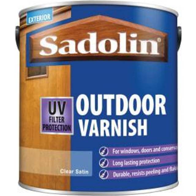 Sadolin Outdoor Satin Varnish - 2.5L - Clear