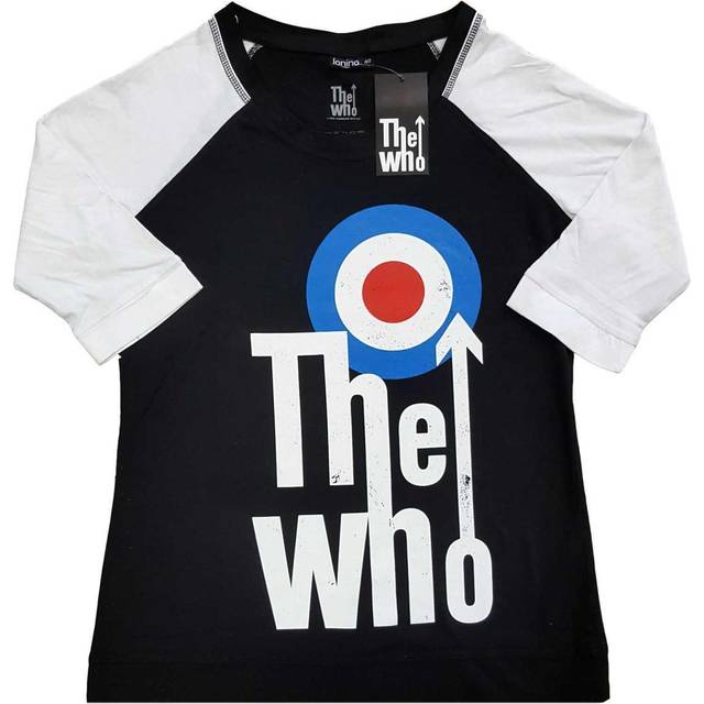 The who ladies raglan t-shirt: elevated target (x-small)
