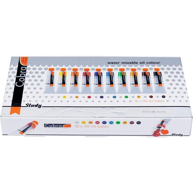 Royal Talens : Cobra Artist Water Mixable Oil Paint : 40ml : Value Pack Set of 10