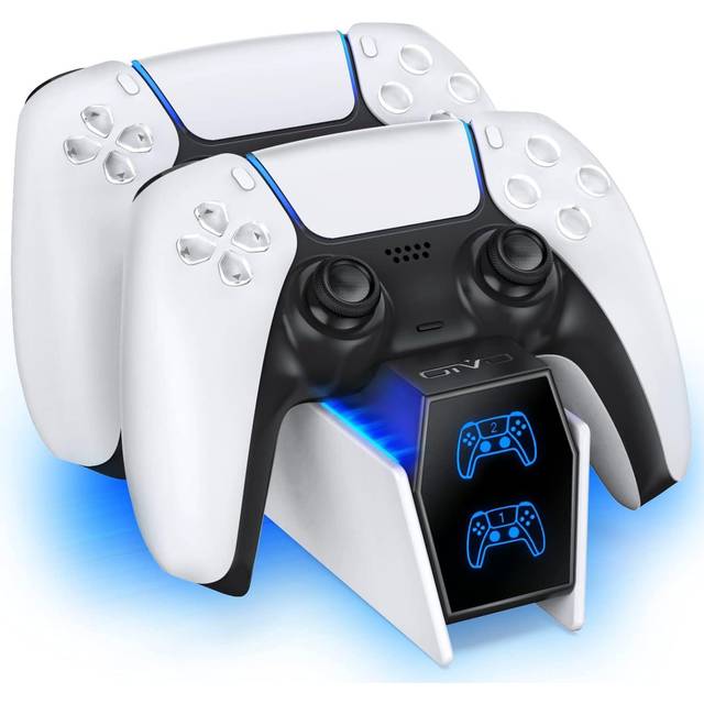 PS5 Charging Station OIVO 2H Fast PS5 Controller Charger for Playstation 5 Dualsense Controller Upgrade PS5 Charging Dock with 2 Types of Cable PS5