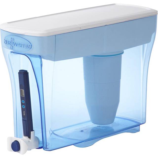 ZeroWater 23 Cup 5.4L Dispenser - Clear - 14.7 x 37.8 x 26.8cm