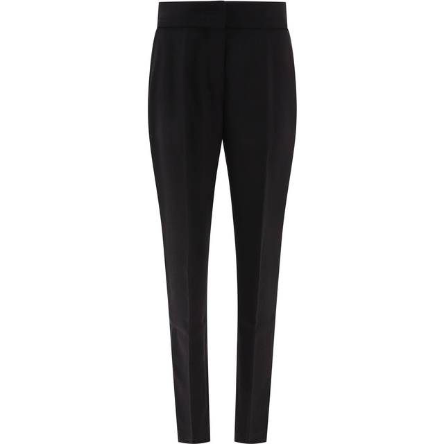 Jacquemus, Slim-fit Trousers, female, Black, S, Tibau Pleat-Front Trousers