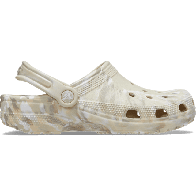 Crocs Men's Classic Marbled Croslite™ Clogs - UK M4/W5 - Beige