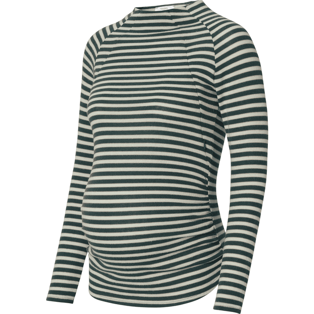 Noppies Maternity Damtopp pomeroy nursing långärmad t-shirt, grön gables-P982, XS
