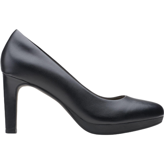 Clarks Ambyr Joy dam Pump ,Svart läder ,41.5 EU