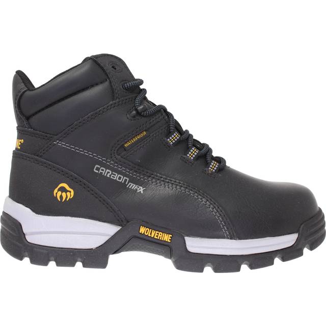 "Wolverine Mens Tarmac Waterproof Reflective Composite-Toe 6"""""""" Work Boot  Black  12 M US"