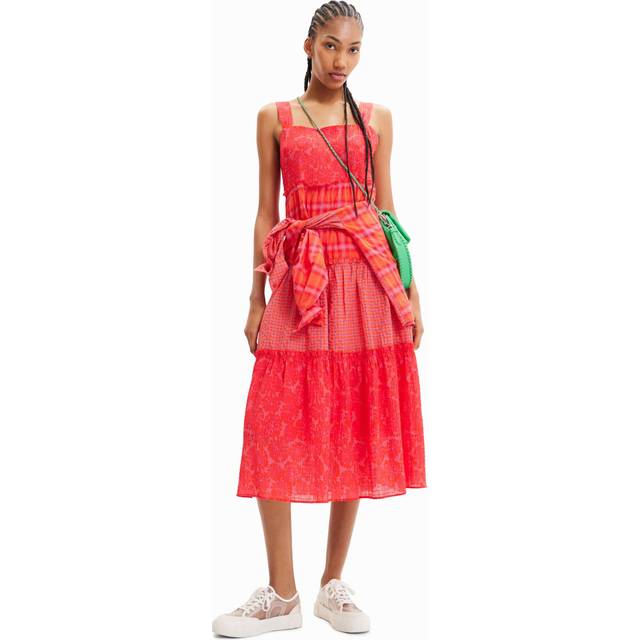 Desigual  Long Dress VEST_ELY  - EU XL - Red - EU XL