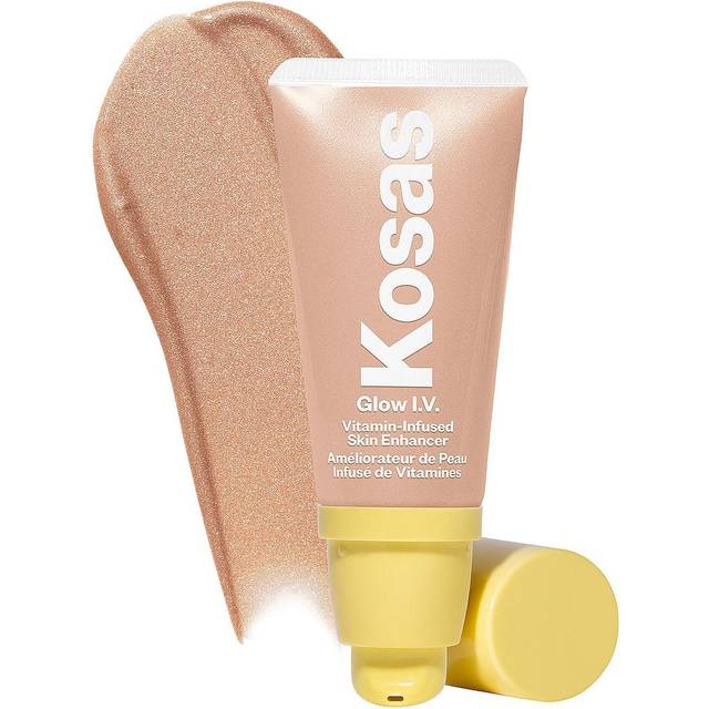 Kosas Glow I.V. Vitamin-Infused Skin Enhancer Face Makeup - Tinted Beauty Highlighter for a Healthy Glow - Illuminate
