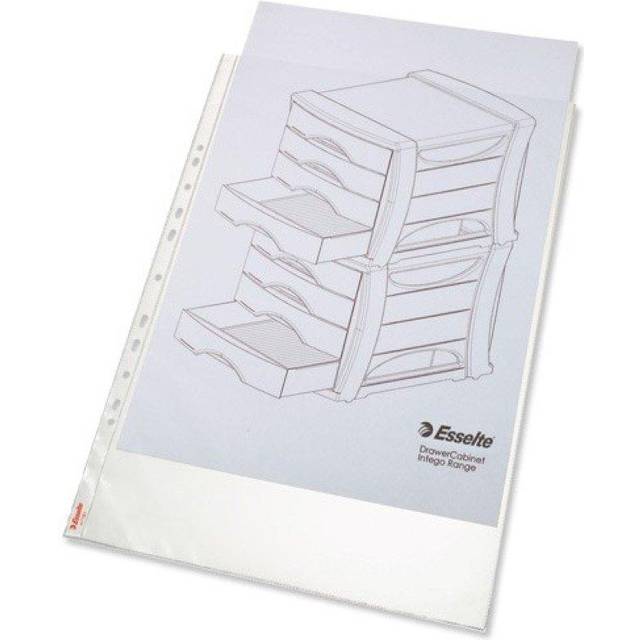 Esselte 55230 Multipunched Pocket A3 Landscape Premium 75 Micron B...
