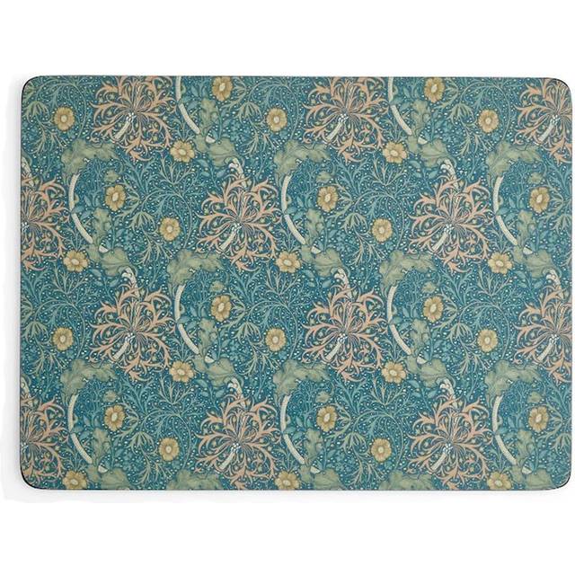 Pimpernel - William Morris & Co Bordstablett 4-pack Seaweed - Grön