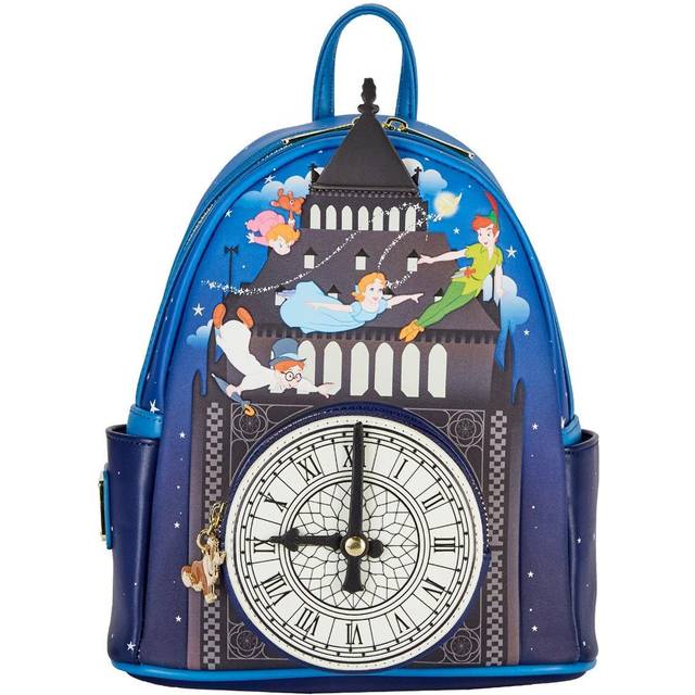 Loungefly Peter Pan Glow Clock Mini Backpack Blue