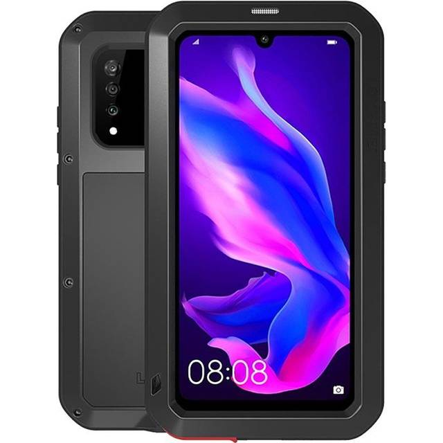 Love Mei Powerful Huawei P30 Lite Hybrid Skal - Svart