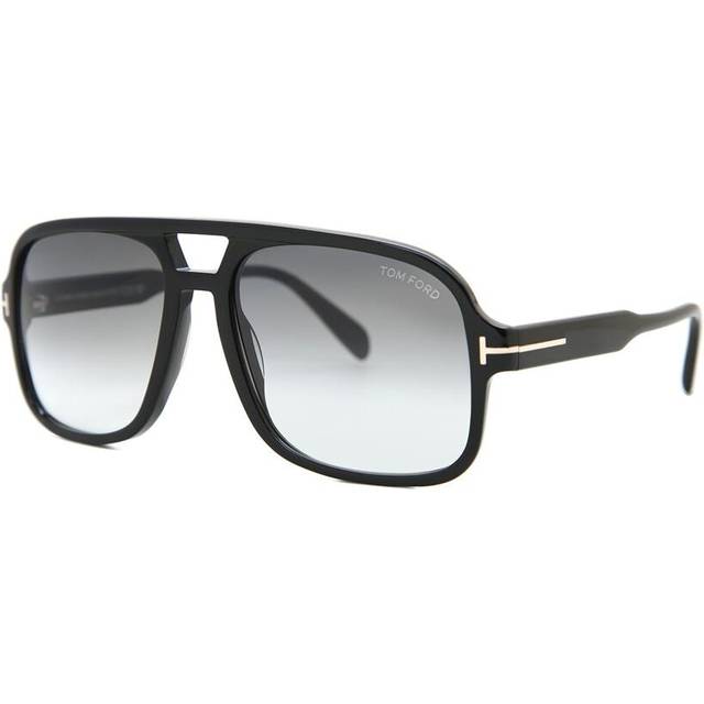 Solglasögon Tom Ford FALCONER-02 FT0884 Shiny Black/Grey Shaded 60/18/140 unisex