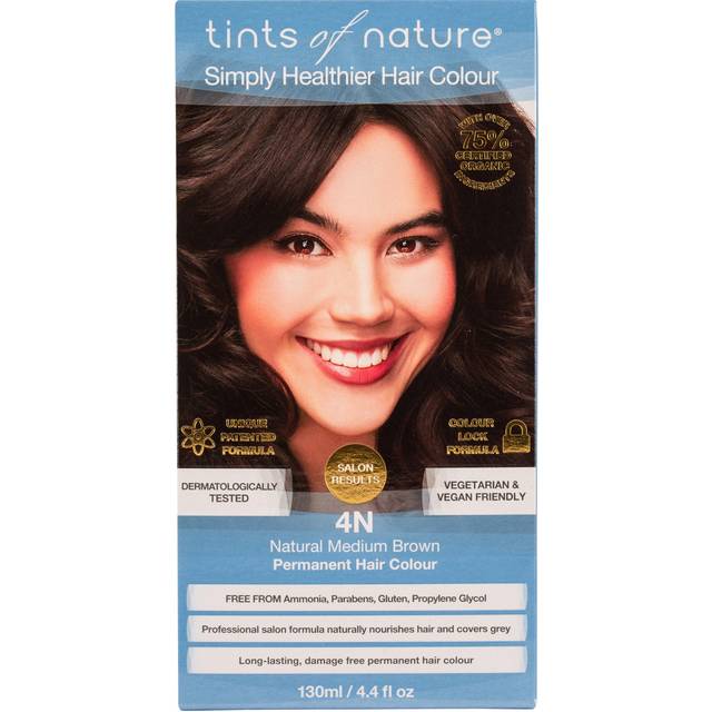 Tints of Nature Permanent Hair Colour 4N Natural Medium Brown 4.2 fl oz