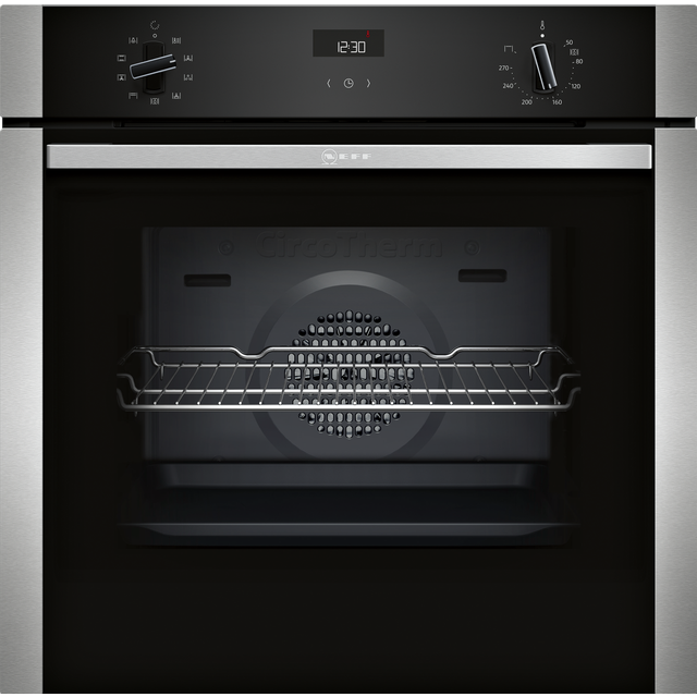 Neff B1ACE4HN0B-CLEARANCE Single Oven Electric - Stainless Steel / Black